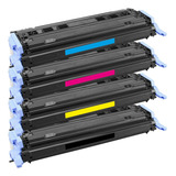 4x Toner Compatível 124a Q6000a Q6001a Q6002a Q6003a 2600n