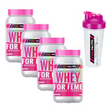 4x Whey For Feme Pote 900g