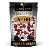 5.000 Cápsulas Vazias Vinho E Branco Nº 00 (1000mg)