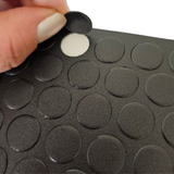 5 000 Adesivos Tapa Furo Preto Tx 13mm Moveis 100 Cartelas