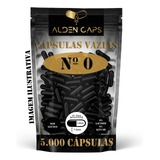 5 000 Cápsulas Vazias De Gelatina Preta N 0 500mg 