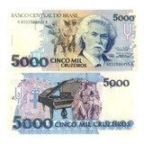 5 000 Cruzeiros 1993 C 221 Flor De Estampa Lote 261