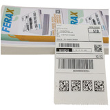 5 000 Etiquetas Ferax Térmicas Sem Rolo 10x15 Cm Cor Branco Compatíveis Com Impressoras Zebra Elgin Argox Godex Datamax Intermec Honeywell 