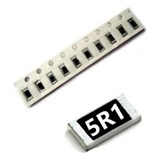 5,1 Ohms 5% (50 Peças) Resistor Smd 0805 5r1 2,0mmx1.2mm