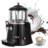 5 10L MáQuina De Chocolate Quente 30 90 MáQuina De Cacau Quente AjustáVel Misturador De Leite Para Bebida Quente Com Display LED Placa De AçO InoxidáVel 5L