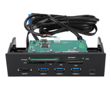 5 25 Polegadas Multifunções Interno Leitor De Cartão Pc Dash