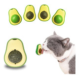 5 Abacate De Brinquedo P/ Gato Com Catnip Erva Natural
