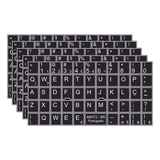 adesivos teclado notebook etiquetas abnt2 cedilha
