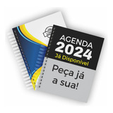 5 Agendas Personalizada Diária 2023 Comercial Com Sua Logo 