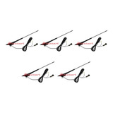 5 Antena Teto Completa Base + Haste + Cabo Onix Prisma Spin