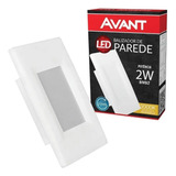 5 Balizador Parede Escada Led 2w 4x2 Branco Quente 3000k