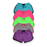 5 Bermuda Shorts Infantil Juvenil Moletinho Algodão 100% Kit
