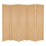 5 Biombo Folha Liso Madeira Mdf