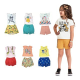 5 Blusas Camisetas Infantil + 5