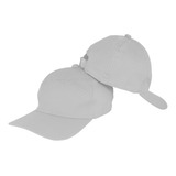 5 Boné Branco Modelo Japonês Brim Leve Regulador De Plástico