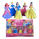 5 Bonecas Princesas Disney Kit Bela