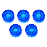 5 Botões Protetor Night Glow Footswitch Pedal Topper Azul