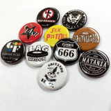 5 Botons 2,5cm Punk Rock Hardcore Botton Rock Button Botom