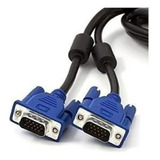 5 Cabo Vga 10m Monitor Lcd Pc Tv Projetor 10 Metros Blindado