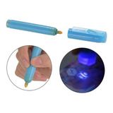5 Canetas P/ Identificar Nota Falsa Com Luz Negra Uv - Kit