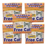 5 Coleiras Anti Pulgas Free Cat 36cm Gatos 100% Atóxico