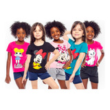5 Conjunto Camiseta E Bermuda Infantil
