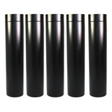 5 Duto 7 Polegadas Preto Chaminé Forno Lareira Churrasqueira