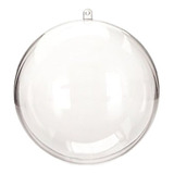 5 Esfera Bola Acrilica Transparente 11cm