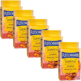 5 Fermento Biológico Seco Instantâneo Massa Doce Com 500g