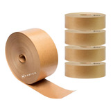 5 Fita Gomada Rolo 150 Metros S/ Reforço 70mm Pronta Entrega
