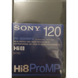 5 Fitas Hi8 Sony Tascam 120 Minutos