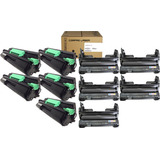 5 Fotocondutor + 5 Toner Sp4510