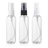 5 Frascos Pet 100 Ml Cilíndrico Válvula Spray Para Perfume.