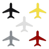 5 Imãs Coloridos Prendedor Magnético Avião