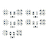 5 Kits Borrachas Condutivas Controles 030 040 Para Ps4