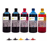 5 Litros Refil De Tinta P/ Impressora L210 L355 L375 L555 