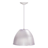 5 Luminária Prismática Industrial 12 Pol 30cm Cabo 1,1m