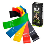 5 Mini Band Elastico Academia Fit Treino Funcional Exercício