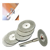 5 Mini Discos Corte Diamantado 18mm Para Micro Retifica