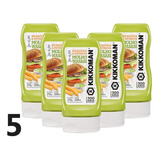 5 Molho Kikkoman De Wasabi 200ml Em Squeeze - Sushi Temaki