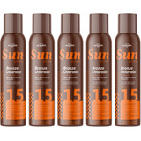 5 Óleo Bronzeador 15fps Spray Bronzeamento Rápido Vitamina E