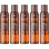 5 Óleo Bronzeador 15fps Spray Bronzeamento Rápido Vitamina E