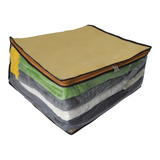 5 Organizador Caixa Multiuso Capa Porta Edredom Cobertor Lençol Tnt 60x45x30