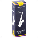 5 Palhetas P/sax Tenor Tradicional N.3 Vandoren Original