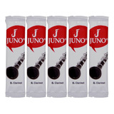 5 Palhetas Vandoren Juno Para Clarinete Nº 1,5 - 2 - 2,5 - 3