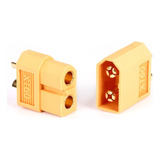 5 Pares Conectores Plug Xt60 Amarelo (5 Machos+5 Femeas)