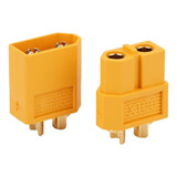 5 Pares Conectores Plug Xt60 Amarelo (5 Machos+5 Femeas)
