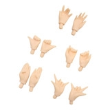5 Pares De Mãos Móveis Para Blythe Boneca Sob Peças De
