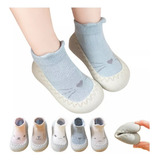 5 Pares De Sapato Meia Chinelo Bebê Menino Menina Sola