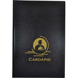 5 Pasta Cardápio Luxo (18,5 X 27,5cm) C/6 Bolsas P/10 Folhas